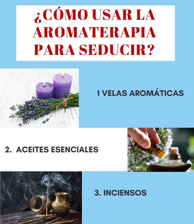 Diferentes formulas de aromaterapia