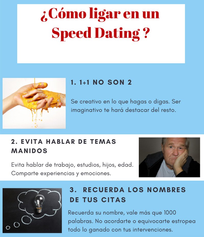 ligar en un speed dating de forma fácil