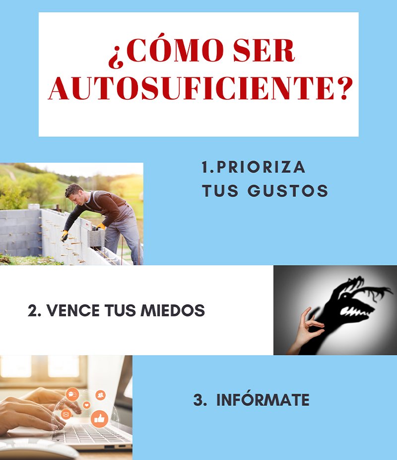 Claves para ser una persona autosuficiente