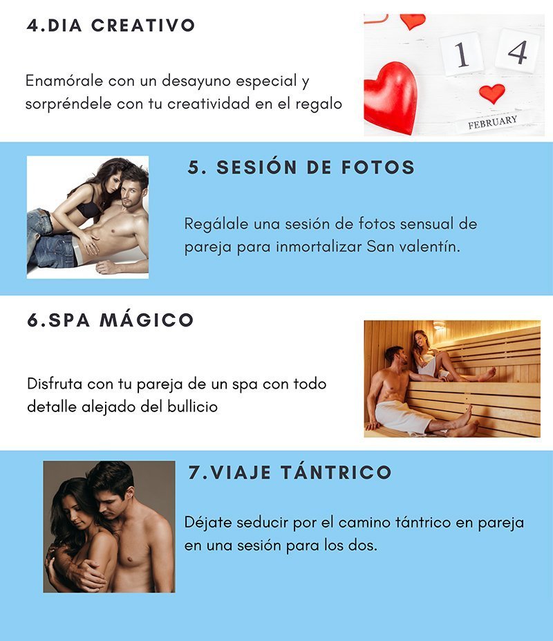 Distintos regalos para San Valentín