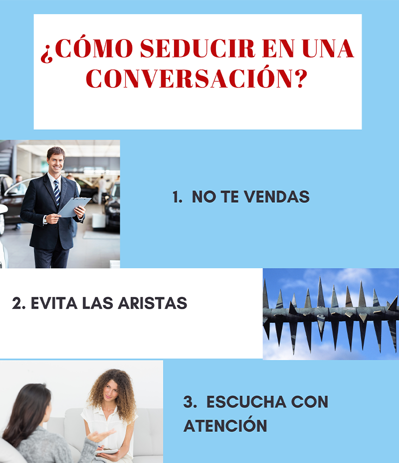 claves para seducir en una conversación de forma elegante